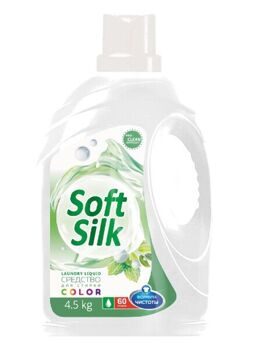 Стиральный порошок Soft Silk для цветного 4.5 л гель 60 стирок
